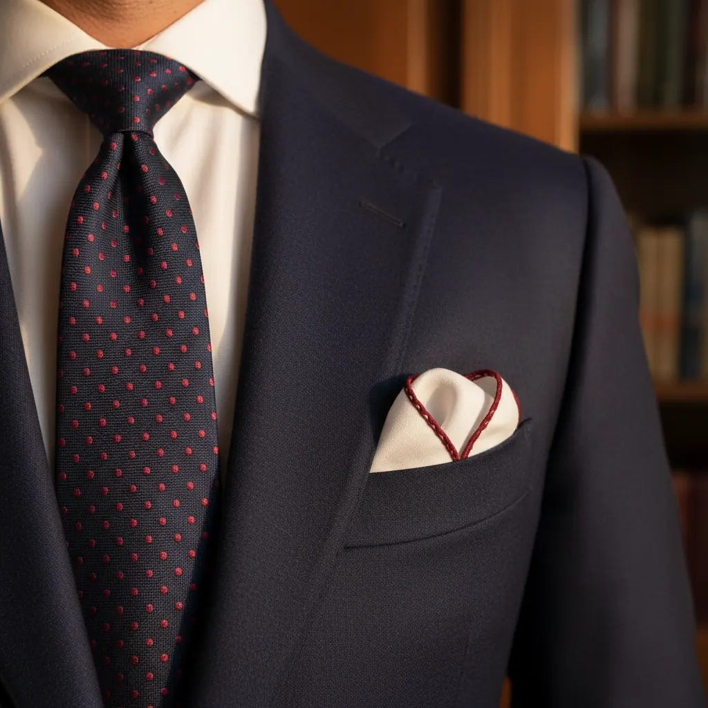 Accorder cravate et pochette : les règles d'or d'un costume parfait