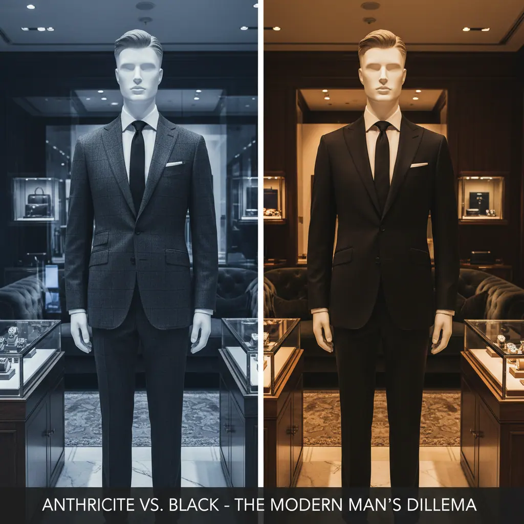 Costume anthracite vs noir : lequel choisir selon l'occasion