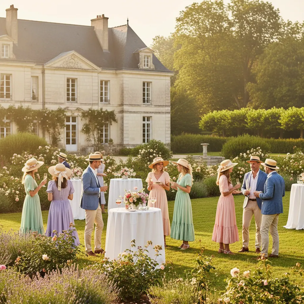 Dress code garden party et cocktail d'été : guide élégance estivale