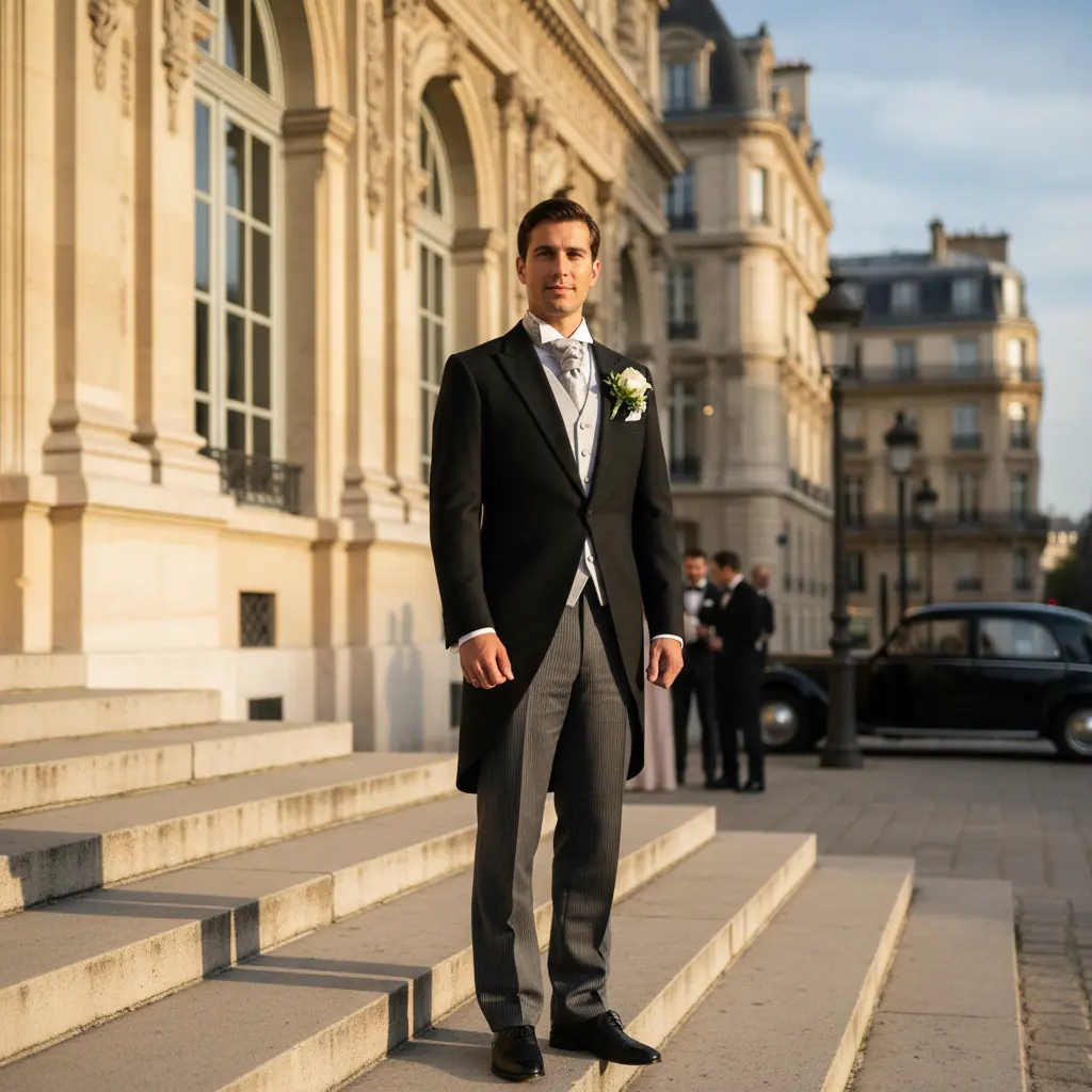 Jaquette mariage : guide complet du protocole et de la coupe