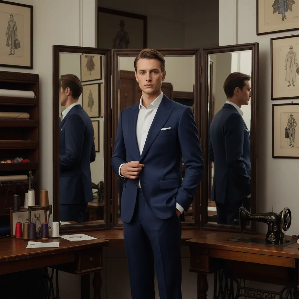 Morphologie homme en A : équilibrer la silhouette triangulaire au costume