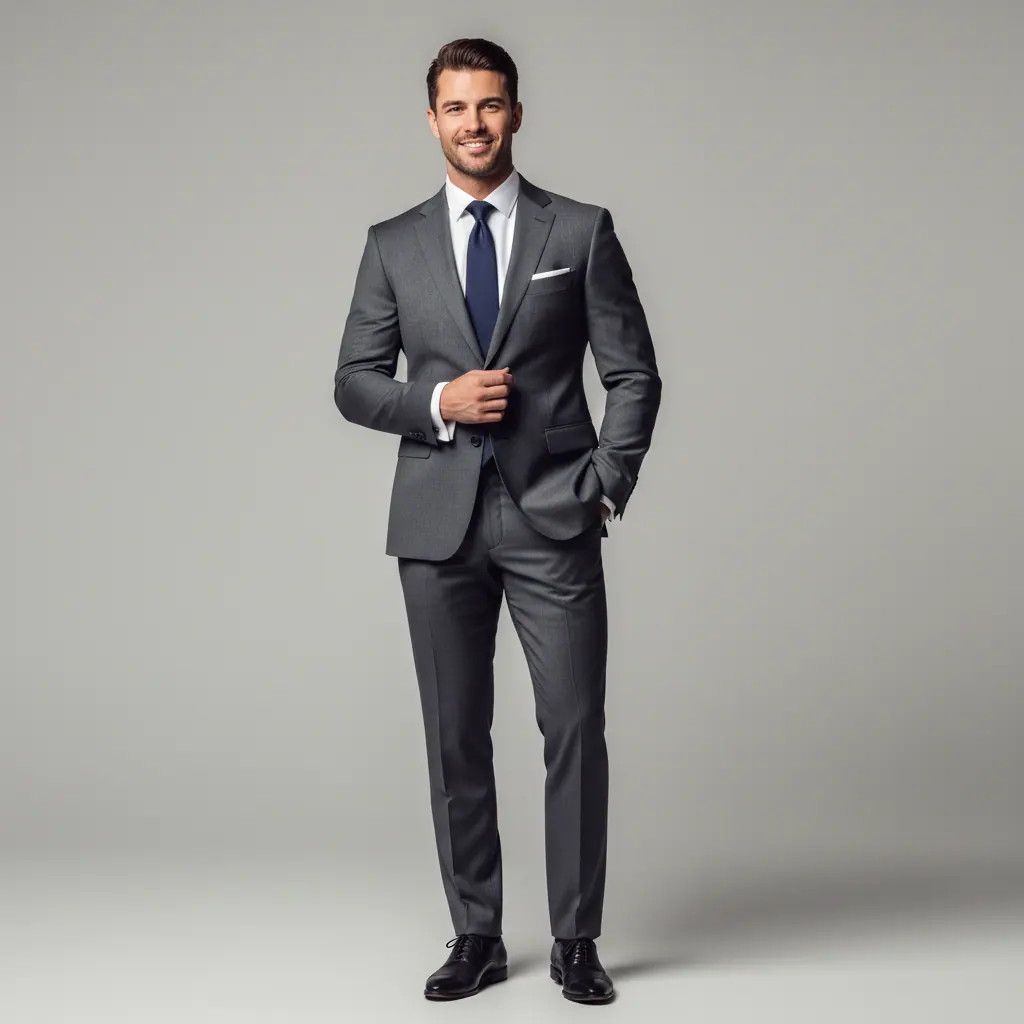 Morphologie homme en V : le costume adapté pour structurer la carrure