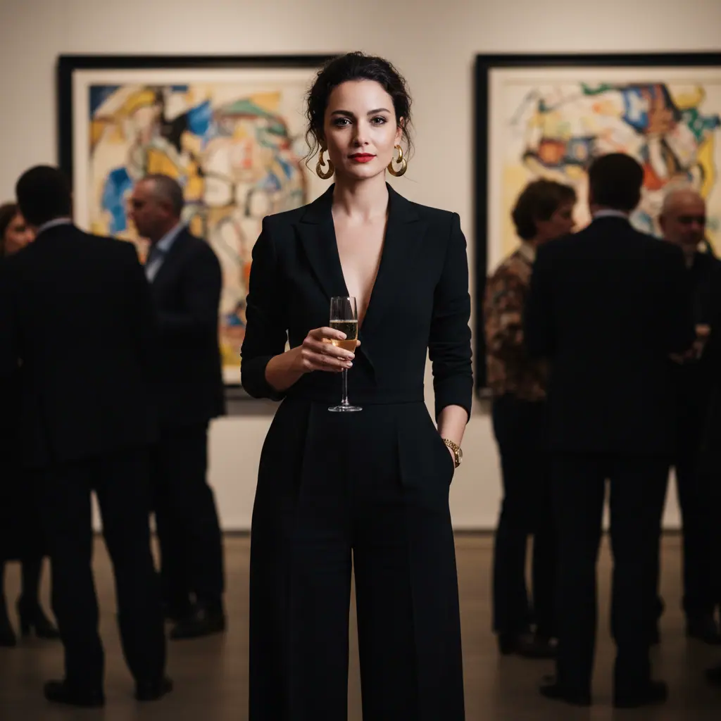 Tenue vernissage femme : l'élégance des galeries et foires d'art